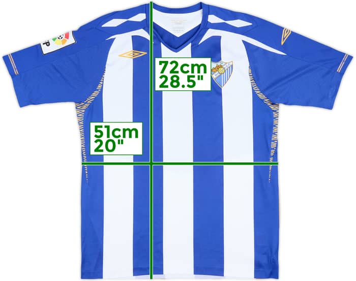 2007-09 Malaga Home Shirt - 6/10 - (M)