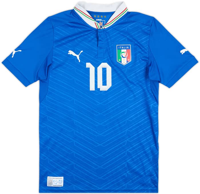 Camiseta de local de Italia 2012-13 #10 - 7/10 - (S)