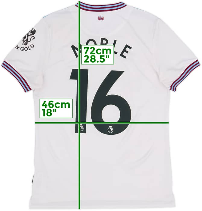 2019-20 West Ham Away Shirt Noble #16 - 8/10 - (M)