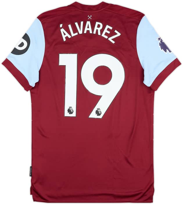 2023-24 West Ham United Home Shirt Alvarez #19 - 8/10 - (M)
