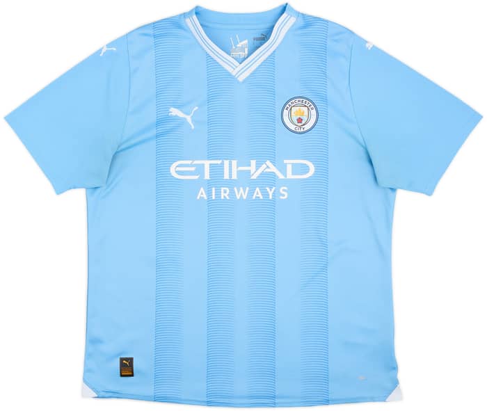 2023-24 Manchester City Home Shirt Haaland #9 - 8/10 - (M)