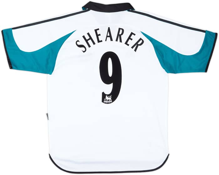 1999-00 Newcastle Away Shirt Shearer #9 - 9/10 - (L)