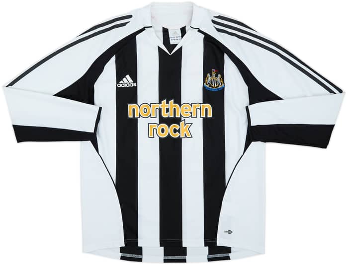 2005-07 Newcastle Home L/S Shirt Solano #4 - 7/10 - (M)