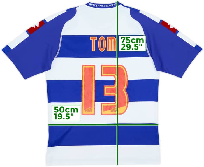 2008-09 QPR Home Shirt Tom #13 - 7/10 - (M)