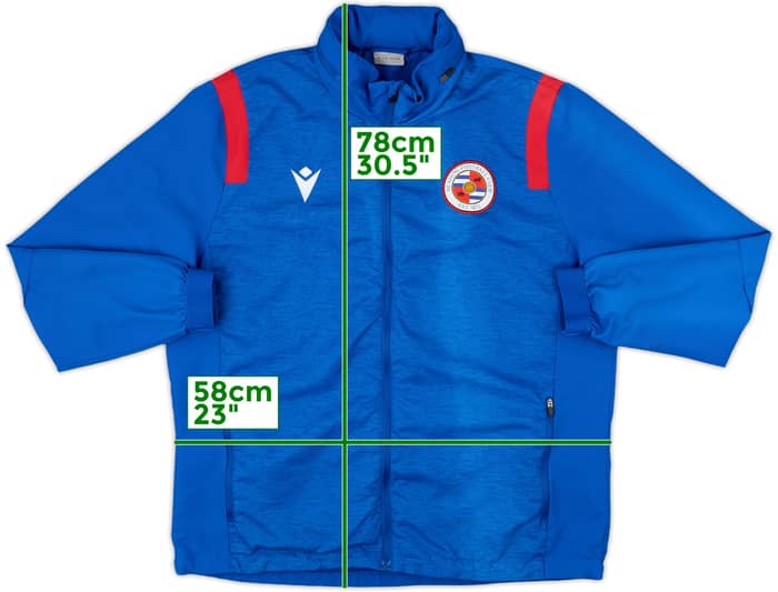 2020-21 Reading Macron Hooded Track Jacket - 5/10 - (L)