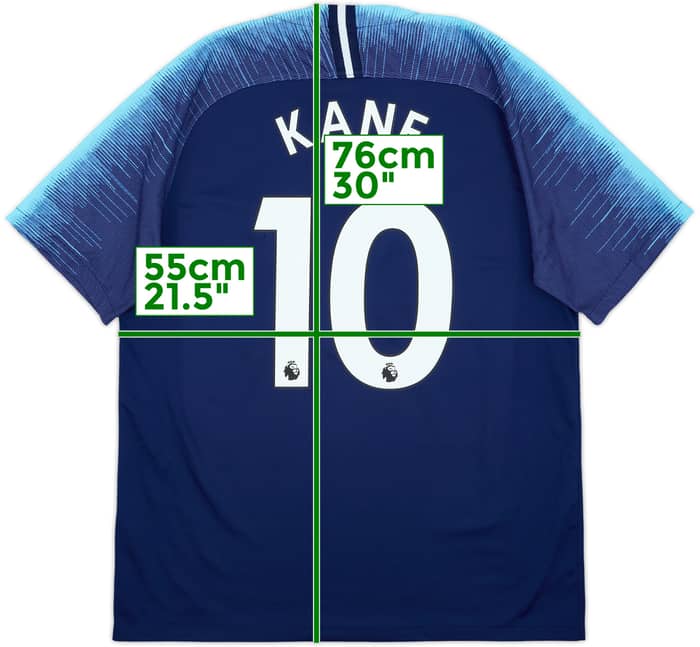 2018-19 Tottenham Away Shirt Kane #10 - 6/10 - (XL)