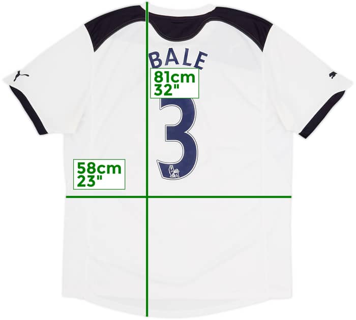 2010-11 Tottenham Home Shirt Bale #3 - 8/10 - (L)