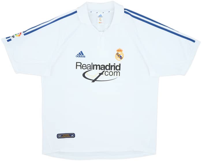 2001 Real Madrid Home Shirt Zidane #5 - 6/10 - (XL)