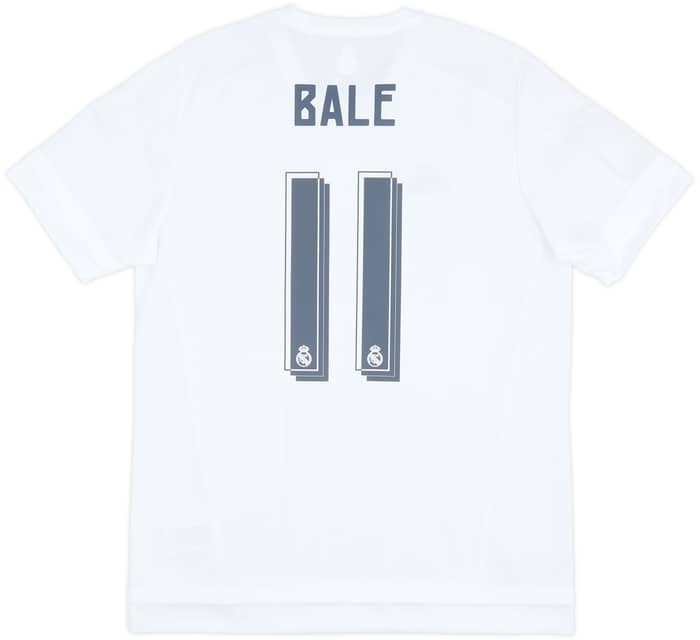 2015-16 Real Madrid Home Shirt Bale #11 - 8/10 - (S)