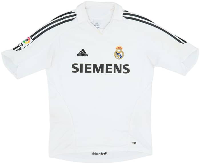 2005-06 Real Madrid Home Shirt Soldado #27 - 6/10 - (M)