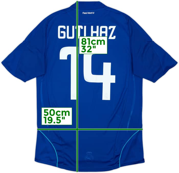2008-09 Real Madrid Away Shirt Guti. Haz #14 - 6/10 - (M)