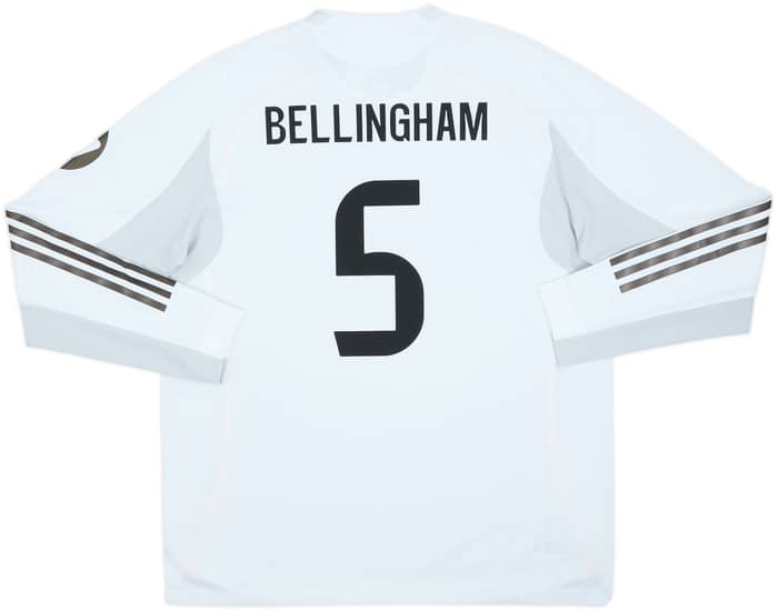 Camiseta Auténtica de local de manga larga del Real Madrid 2025-26 Bellingham #5 (XL)