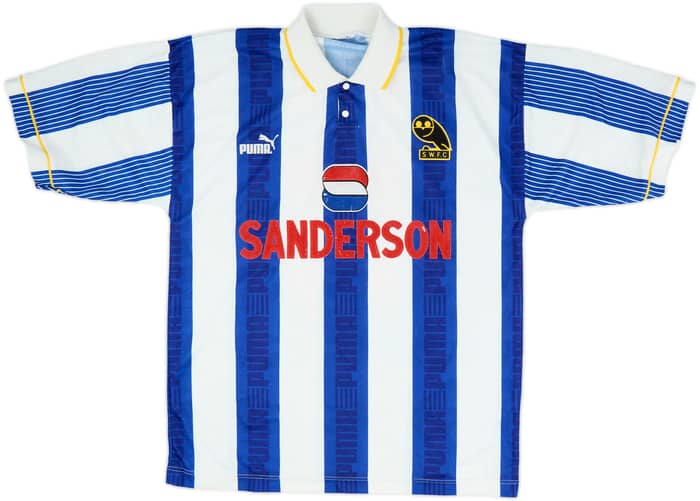 1993-95 Sheffield Wednesday Home Shirt Waddle #8 - 6/10 - (L)
