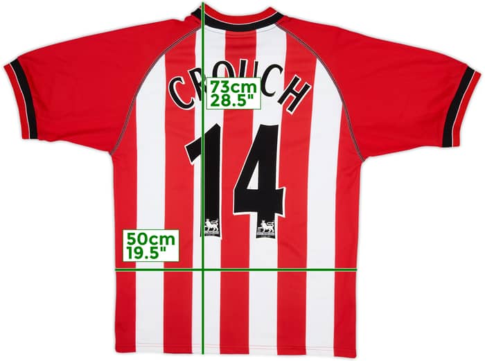 2003-05 Southampton Home Shirt Crouch #14 - 8/10 - (M)