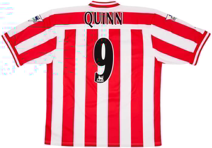 1999-00 Sunderland Home Shirt Quinn #9 - 6/10 - (XL)