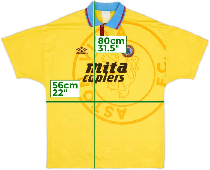 1991-93 Aston Villa Third Shirt - 9/10 - (L)