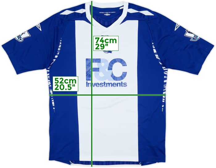 2007-08 Birmingham Home Shirt - 5/10 - (L)