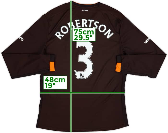 2016-17 Hull City Away L/S Shirt Robertson #3 - 9/10 - (L)