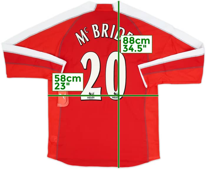 2005-06 Fulham Away L/S Shirt McBride #20 (XL)