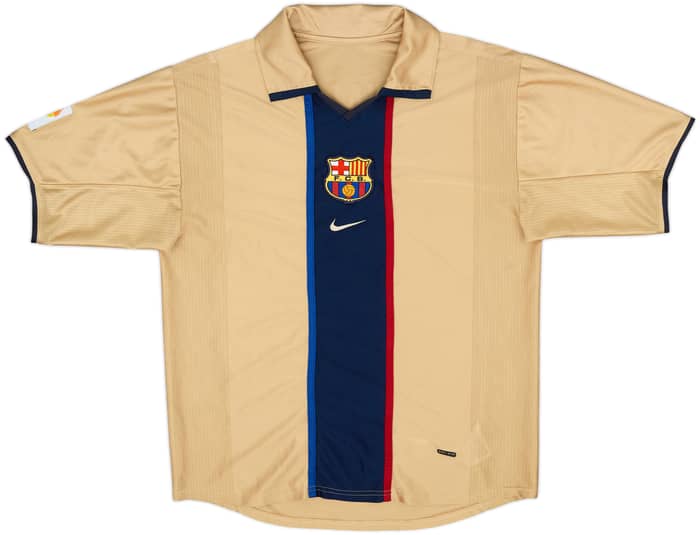 2001-03 Barcelona Away Shirt Rivaldo #10 - 8/10 - (L)