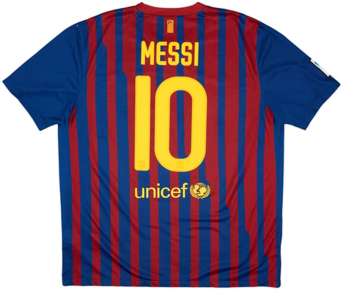 2011-12 Barcelona Camiseta Local Messi #10 - 6/10 - (XL)