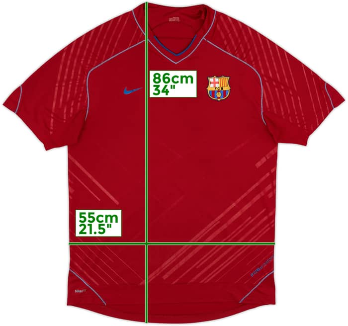 2007-08 Barcelona Nike Training Shirt - 7/10 - (XL)