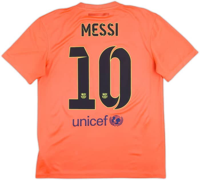 2014-15 Barcelona Basic Away Shirt Messi #10 - 10/10 - (M)
