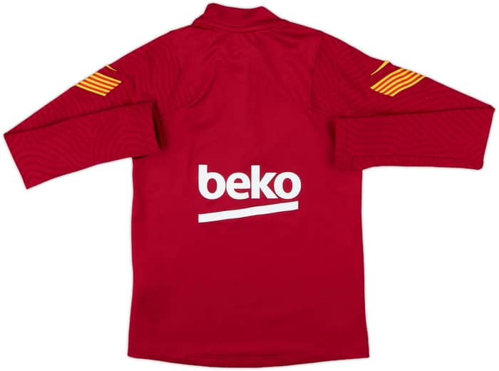 2020-21 Barcelona Nike 1/4 Zip Drill Top - 7/10 - (S.Boys)