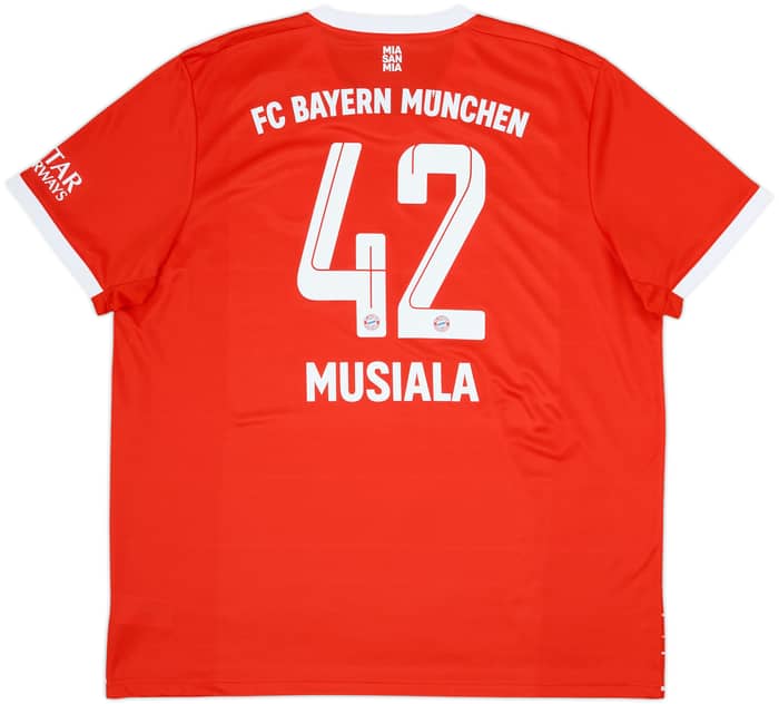 2022-23 Bayern Munich Home Shirt Musiala #42 - 9/10 - (XXL)