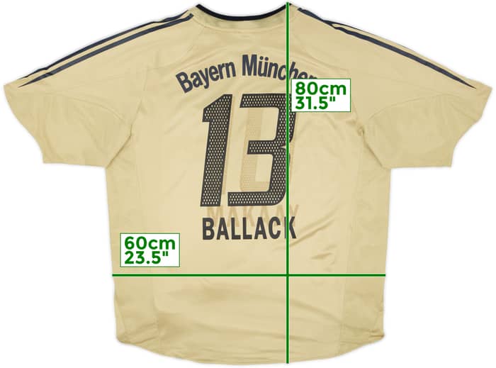 2004-05 Bayern Munich Away Shirt Ballack #13 - 5/10 - (XXL)