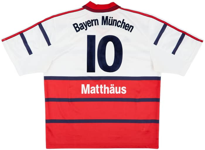 1998-00 Bayern Munich Away Shirt Matthaus #10 - 8/10 - (XL)