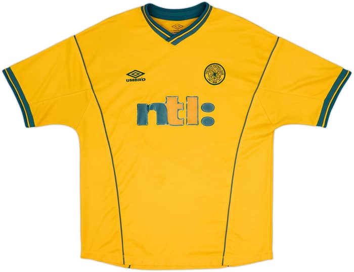 2000-02 Celtic Away Shirt Larsson #7 - 6/10 - (L)