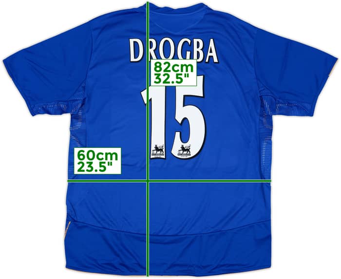 2005-06 Chelsea Centenary Home Shirt Drogba #15 (XXL)