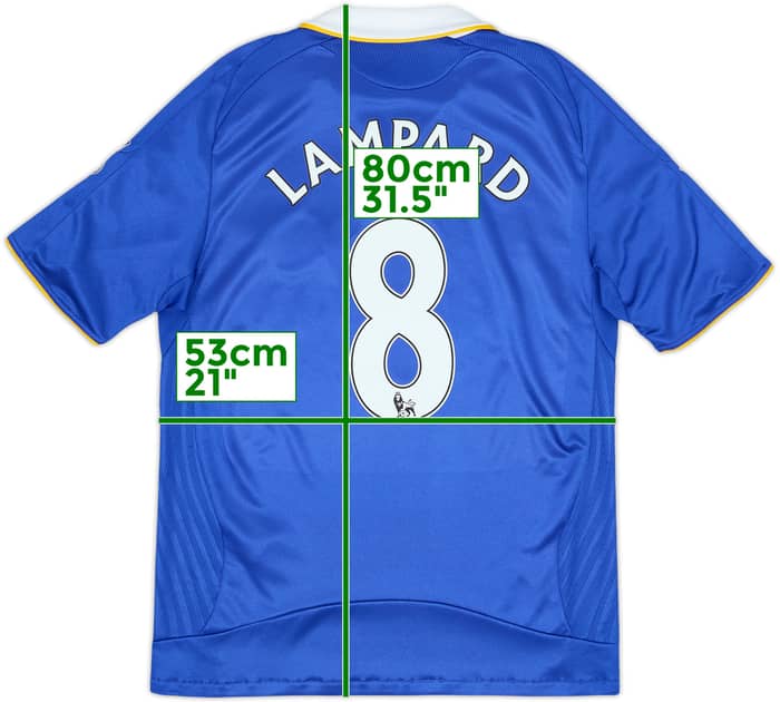 2008-09 Chelsea Home Shirt Lampard #8 - 8/10 - (L)