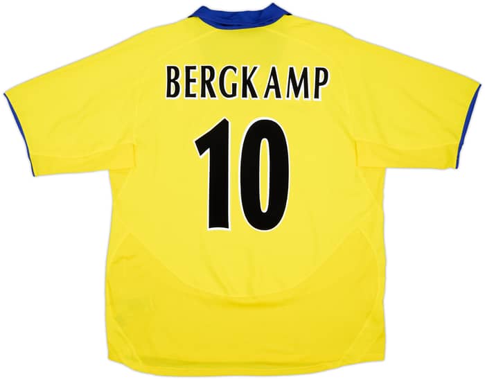 2003-05 Arsenal Away Shirt Bergkamp #10 - 8/10 - (XL)