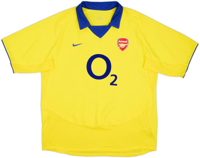 2003-05 Arsenal Away Shirt Bergkamp #10 - 8/10 - (XL)