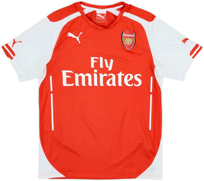 2014-15 Arsenal Home Shirt Arteta #8 - 6/10 - (S)