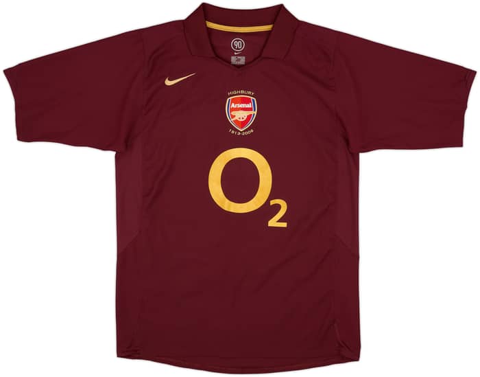 2005-06 Arsenal Camiseta Local Henry #14 - 9/10 - (M)