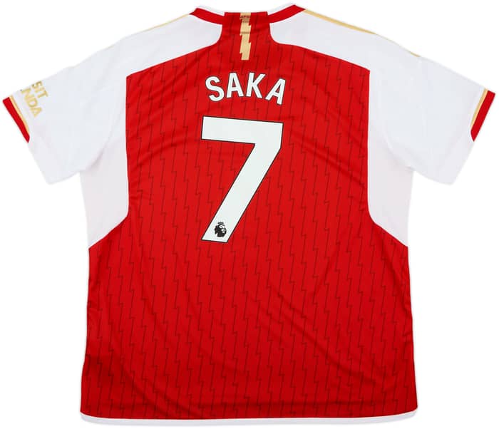 2023-24 Arsenal Home Shirt Saka #7 - 9/10 - (XXL)