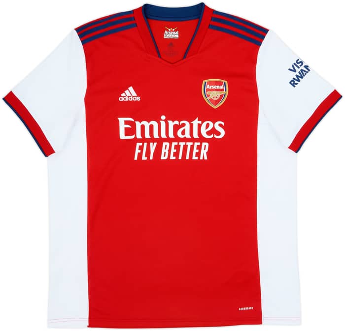 2021-22 Arsenal Home Shirt Odegaard #8 - 8/10 - (XXL)