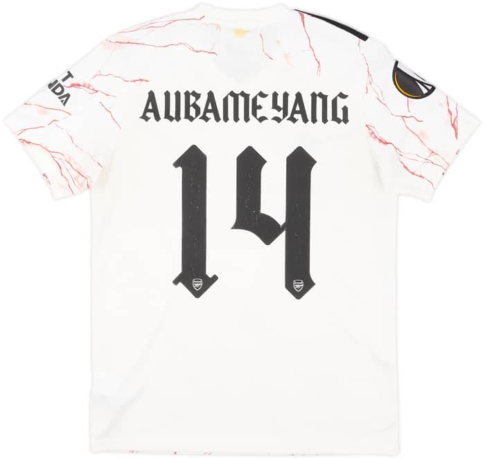 2020-21 Arsenal Away Shirt Aubameyang #14 - 6/10 - (M)
