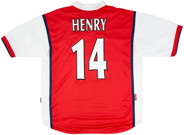 1999-00 Arsenal Home Shirt Henry #14 - 10/10 - (XL)