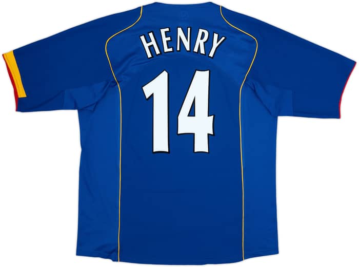 2004-06 Arsenal Away Shirt Henry #14 - 8/10 - (XL)