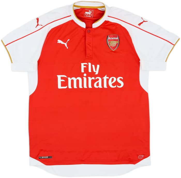 2015-16 Arsenal Home Shirt Arteta #8 - 8/10 - (L)