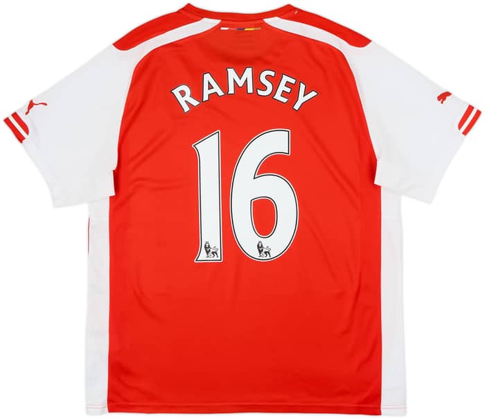 2014-15 Arsenal Home Shirt Ramsey #16 - 7/10 - (L)