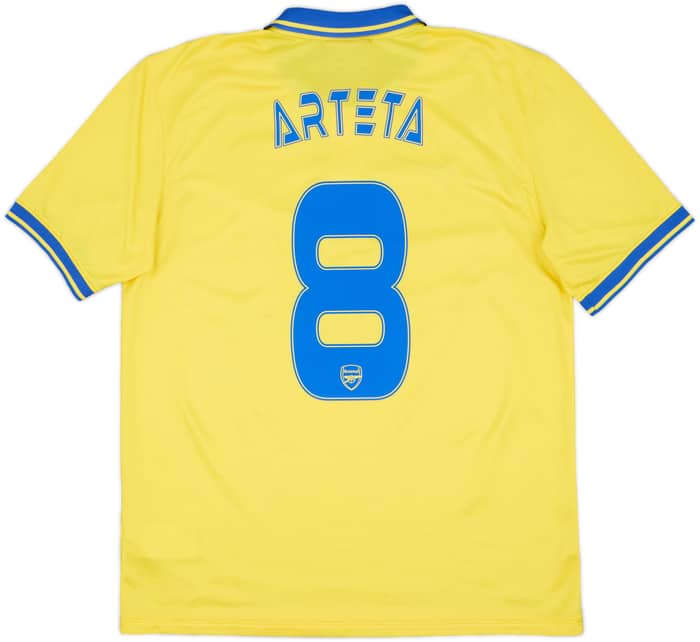 2013-14 Arsenal Visitante Camiseta Arteta #8 - 8/10 - (L)