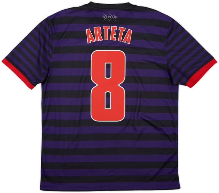 2012-13 Arsenal Away Shirt Arteta #8 - 8/10 - (L)