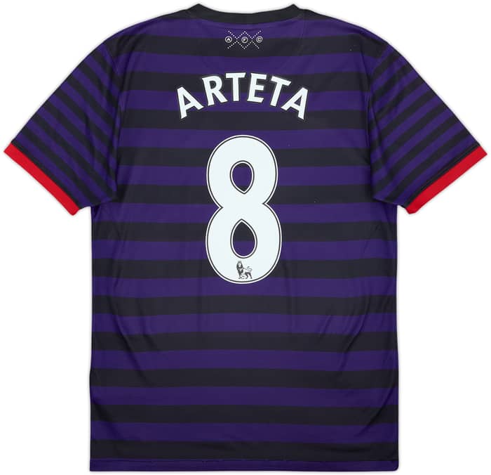 2012-13 Arsenal Away Shirt Arteta #8 - 6/10 - (S)