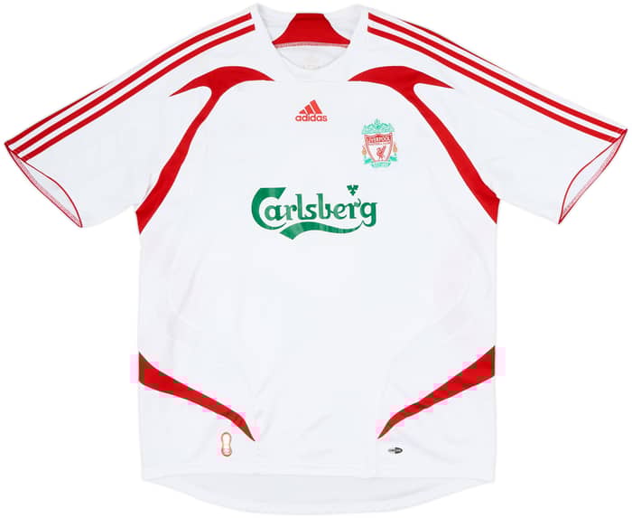 2007-08 Liverpool Away Shirt Gerrard #8 - 8/10 - (XL)