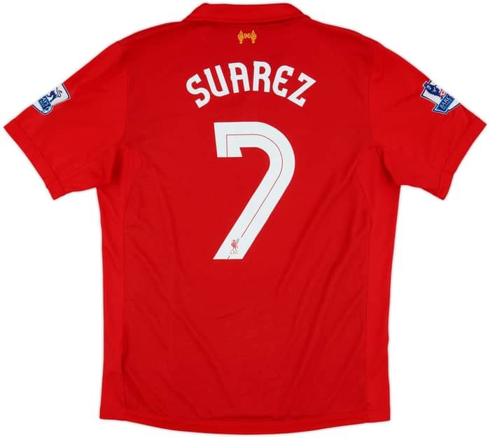 2012-13 Liverpool Home Shirt Suarez #7 - 9/10 - (L)